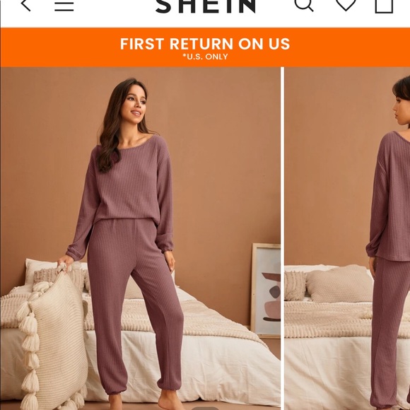 Shein lounge wear **RED NOT PINK** - Picture 1 of 2